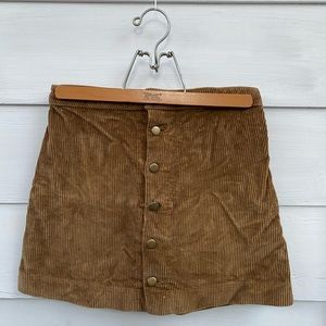 American Apparel Button-Up Skirt